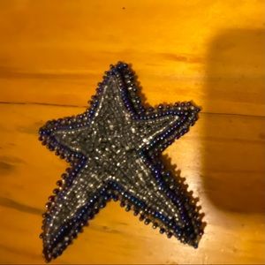 Hand made beaded magnet